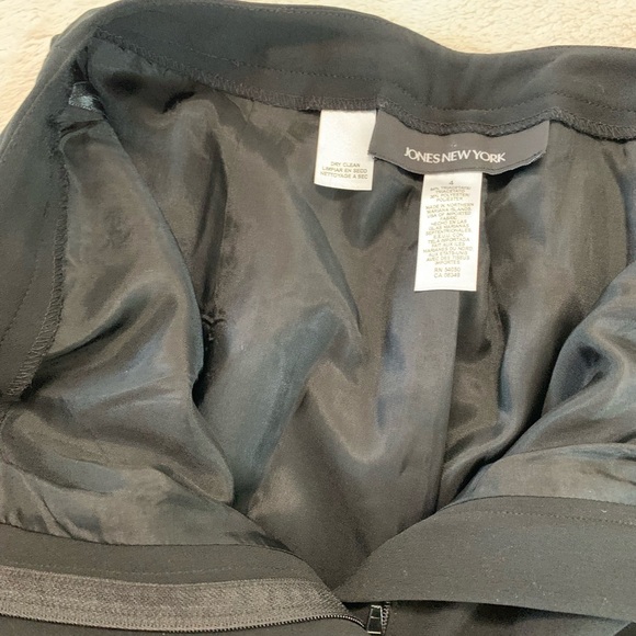 Jones New York Women’s Black Long Pants Size 4 - Picture 9 of 14